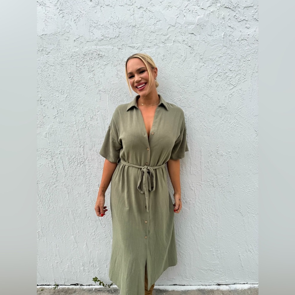 Hem & Thread Midi Dress